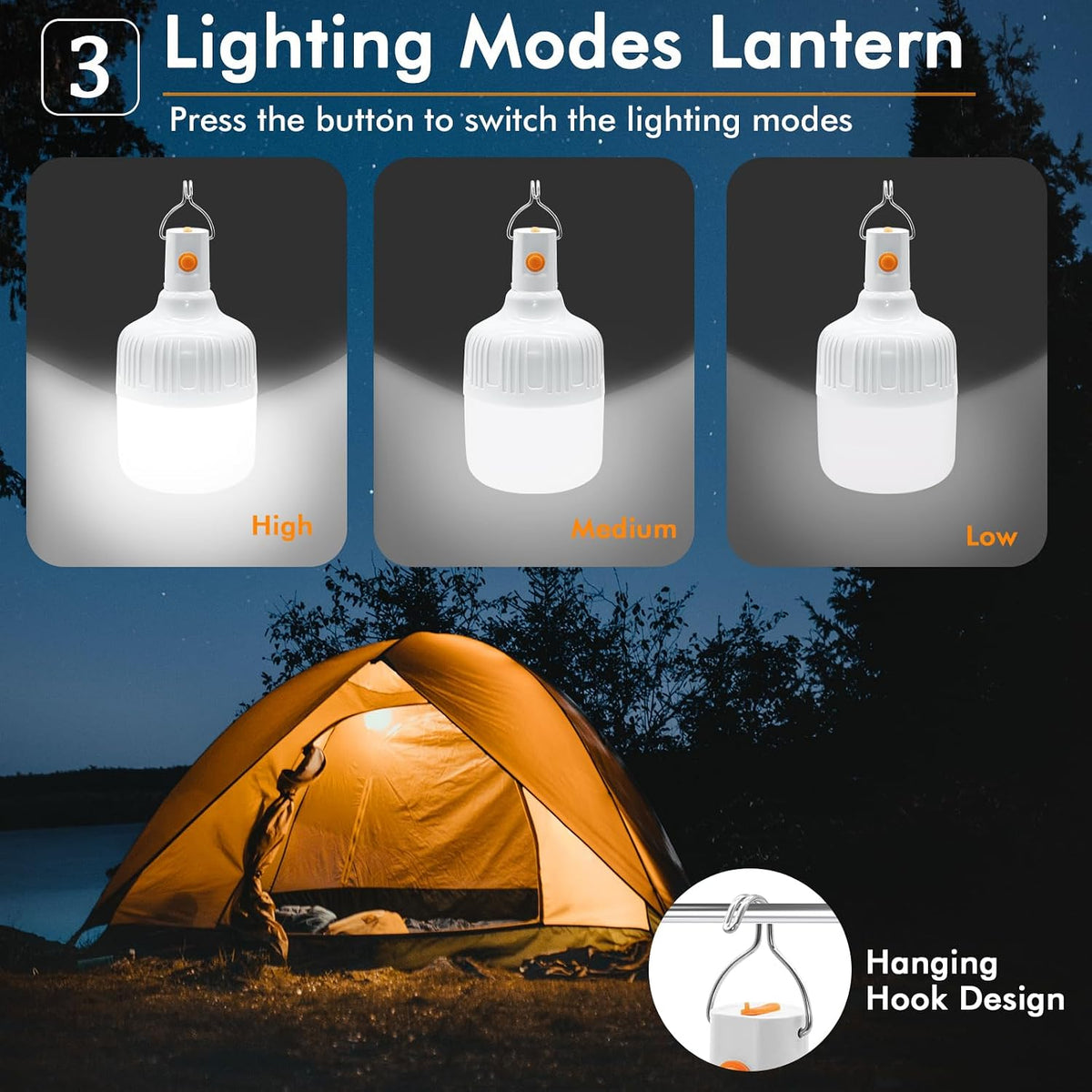 Portable Emergency Camping Lamp