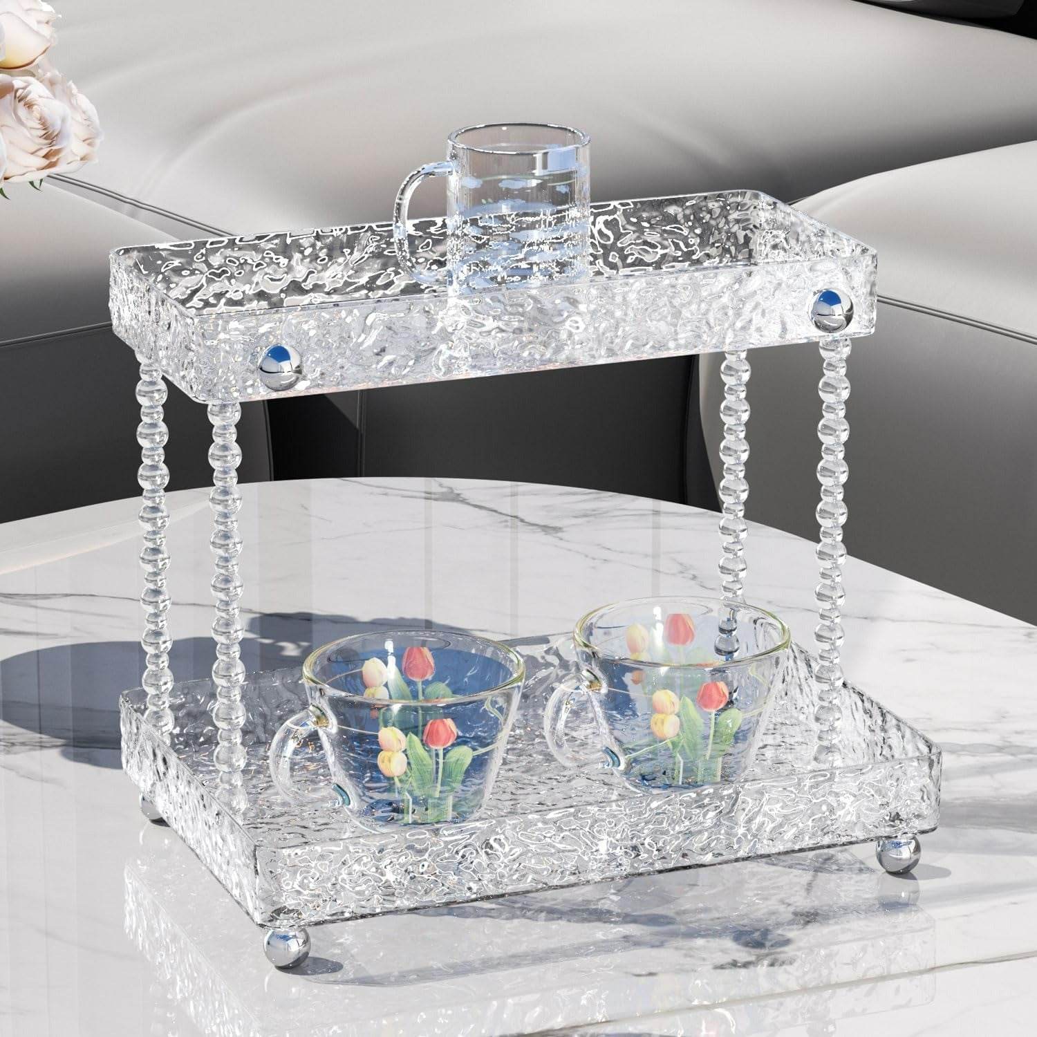 Bathroom Make-Up Organiser (2 Tier) - DMC Wholesale