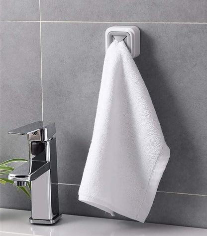 Self-Adhesive Wall Mount Square Towel Holder (each)
