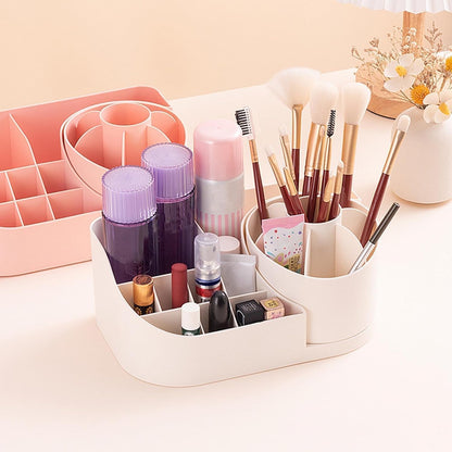 Multi Compartment Plastic Desk Organiser
