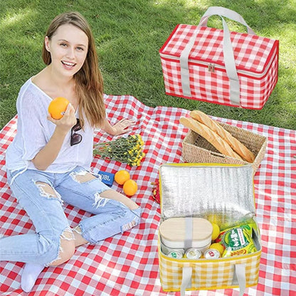 Insulated Reusable Food Picnic Bag
