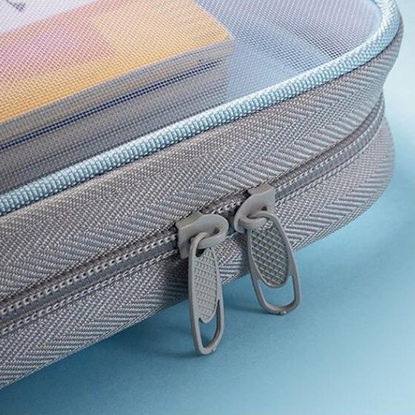 Transparent Mesh Zipper Document Bag (Each)