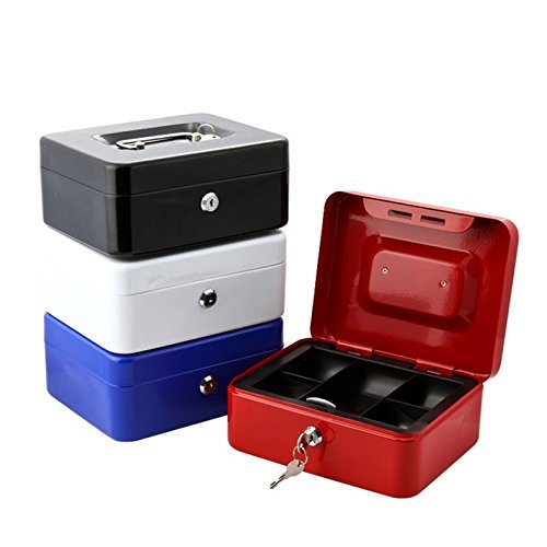 Metal Cash Box (Medium)(20x16x8.3cm)