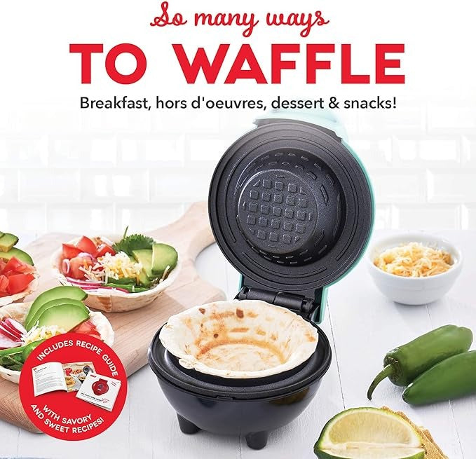 Mini Waffle Bowl Maker