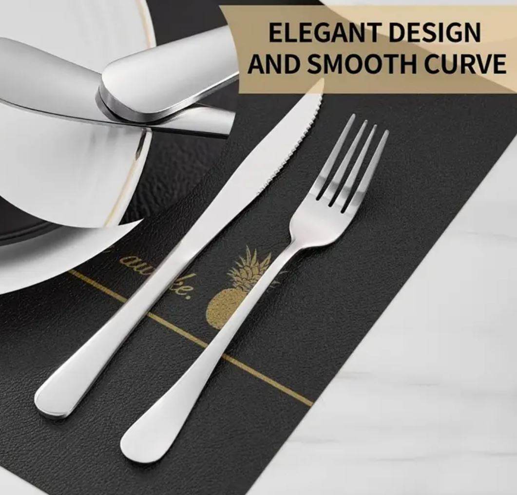 Stainless Steel Steak Knife Set (6 pcs) - DMC Wholesale