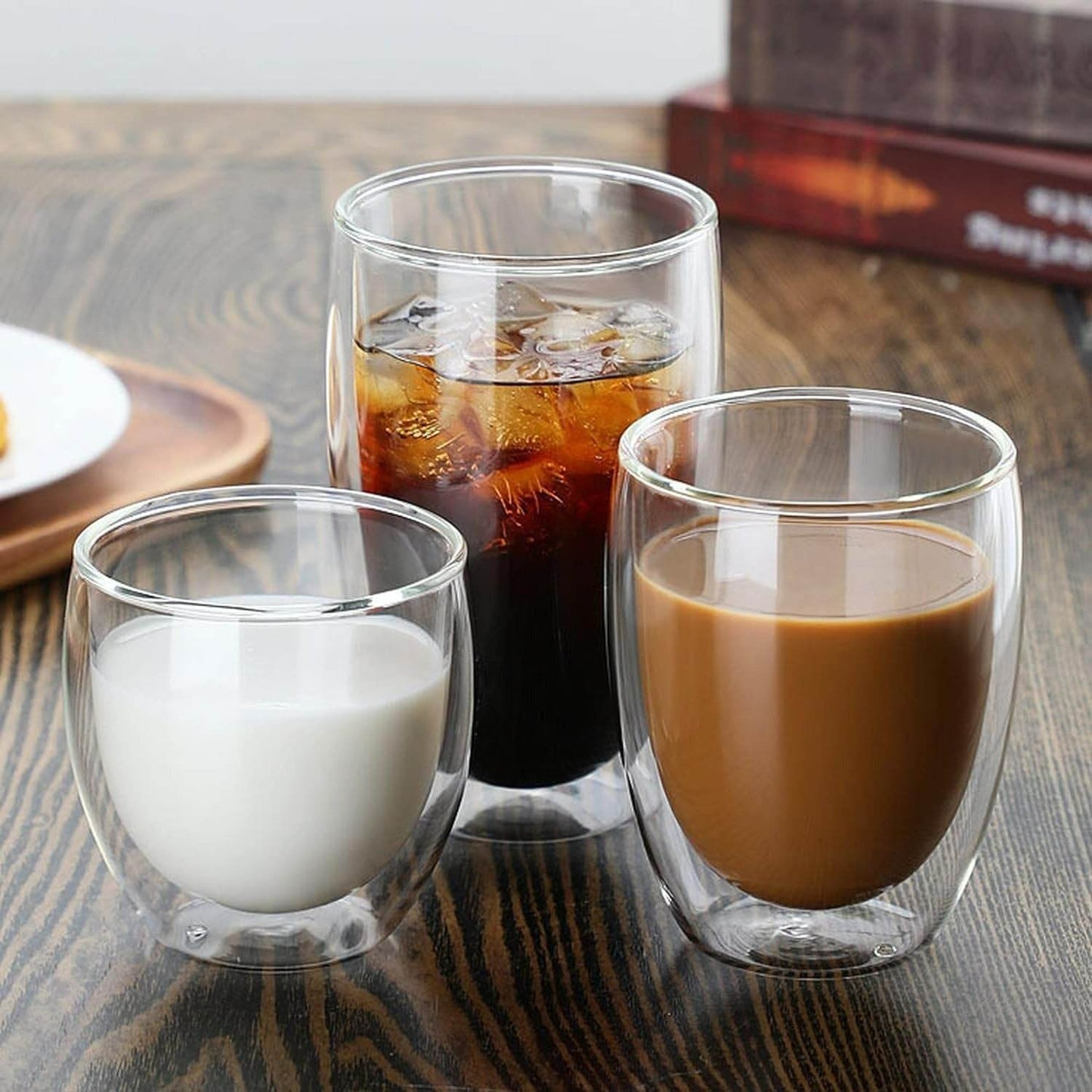 Double Walled Glass Cup (350ml) - DMC Wholesale