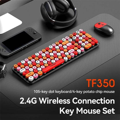 Wireless Home Office Keyboard Mouse Set (Black) - DMC Wholesale