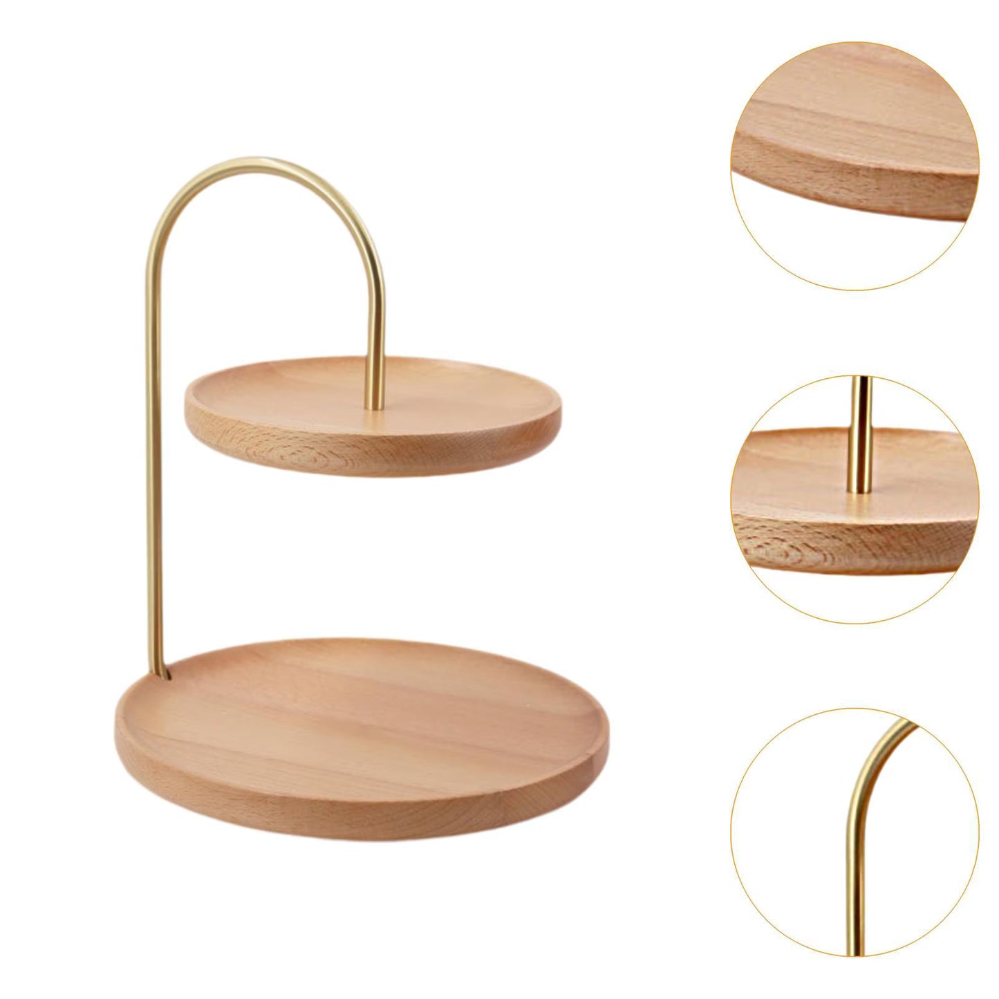 Wooden Serving Stand (2 Tier)