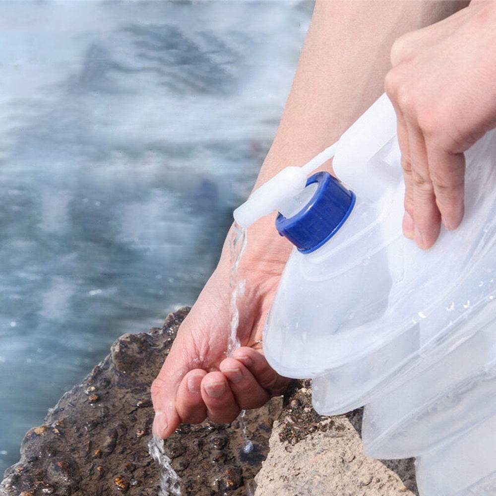 Collapsible Water Container with Spigot (5L) - DMC Wholesale