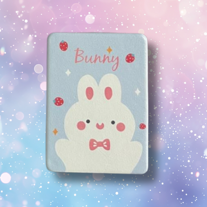 Bunny Pocket Mirror (Blue Strawberry Bunny)(Each)