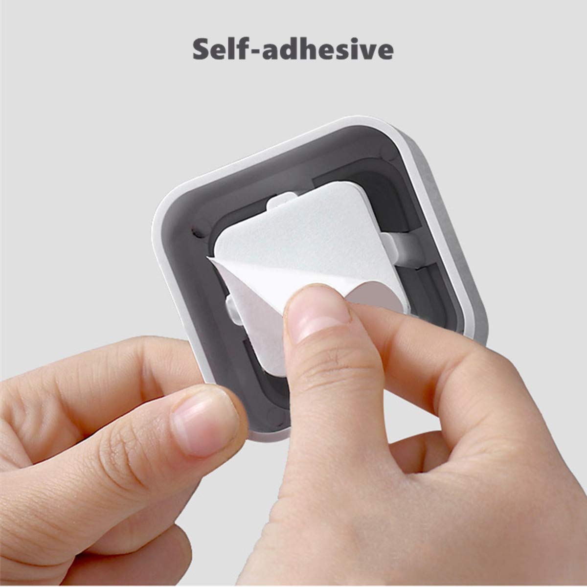 Self-Adhesive Wall Mount Square Towel Holder (each)