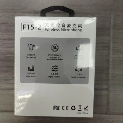 Wireless Microphone System with Dual Transmitters