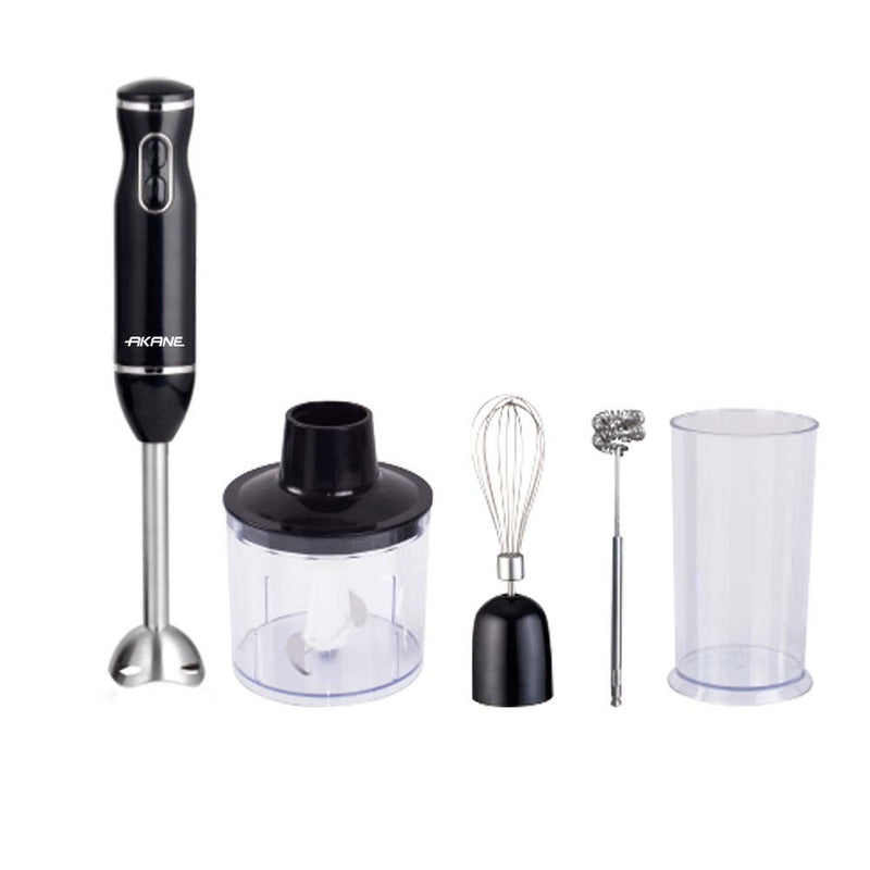 4-Blade Hand Blender Set with Accessories