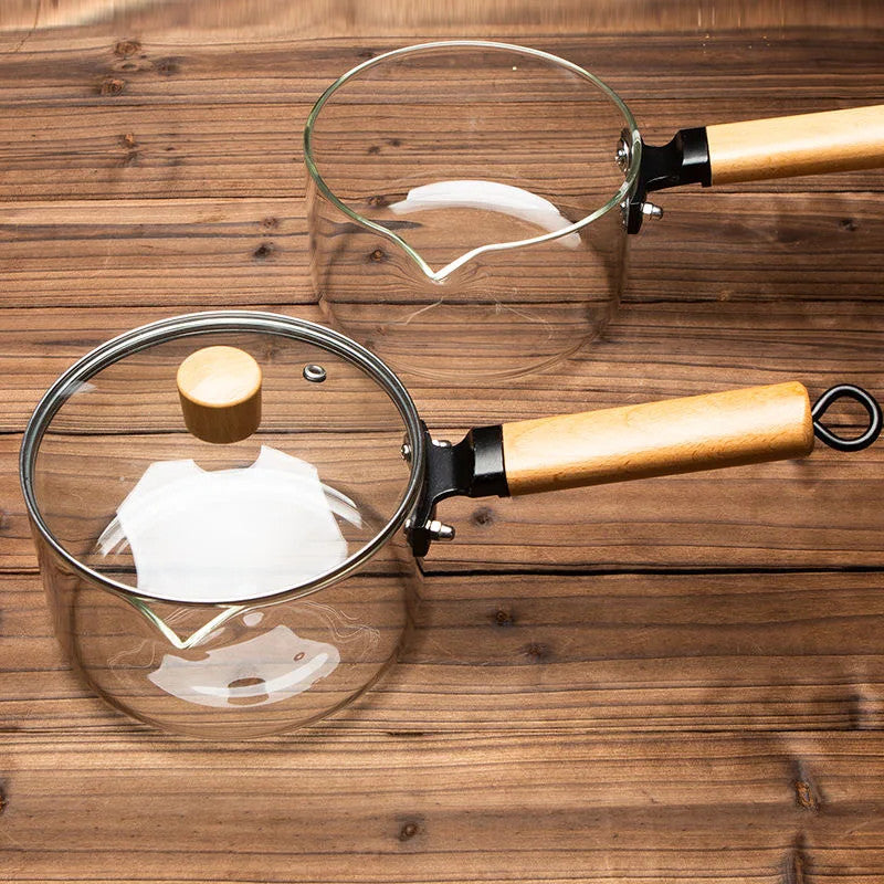 Premium Clear Glass Saucepan Handle And Lid (1.8L)(Each)
