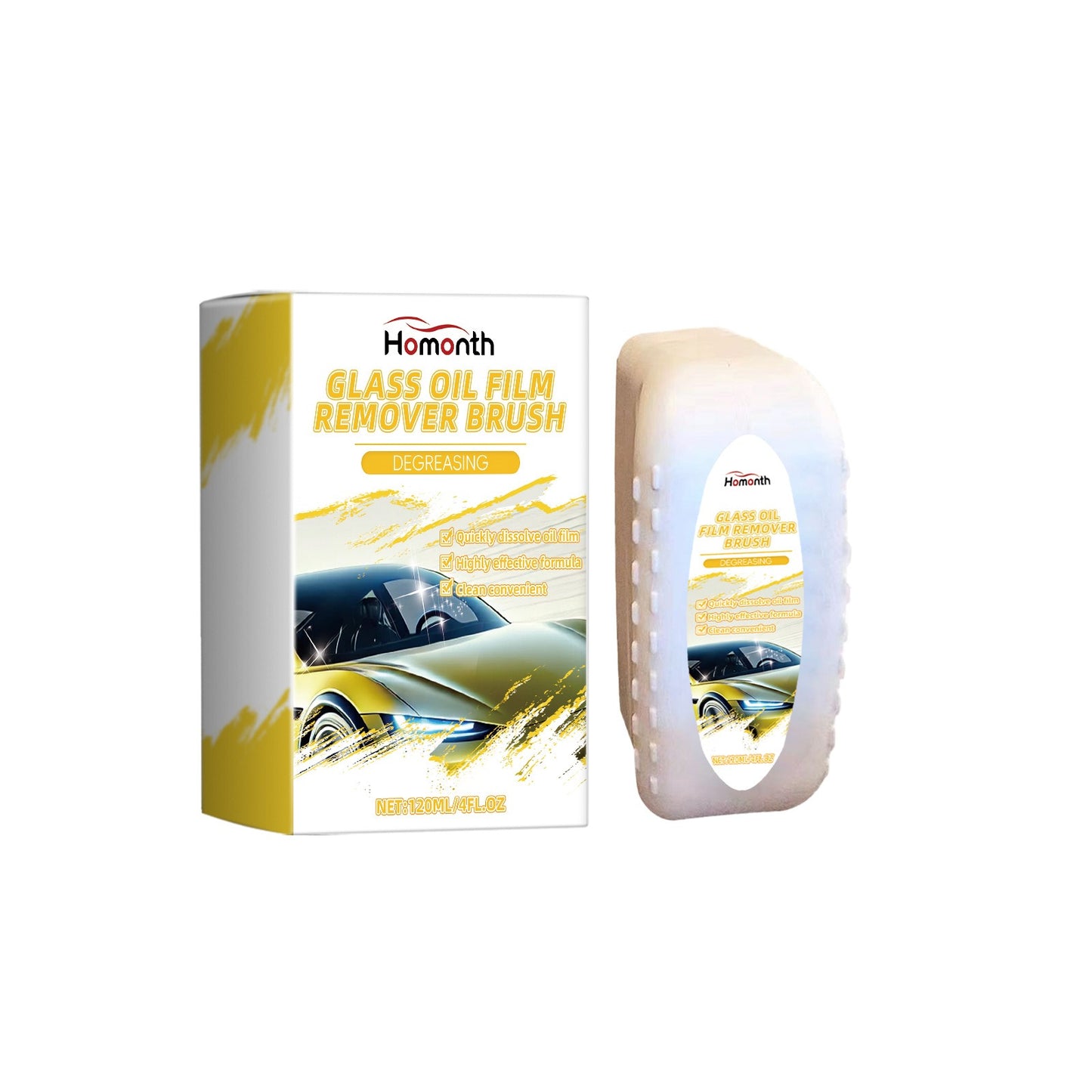 Glass Oil Film Remover Brush