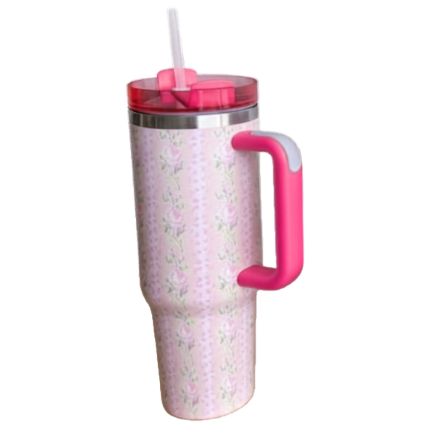 Floral Fun Vacuum Insulated Tumbler with Lid (1200ml)