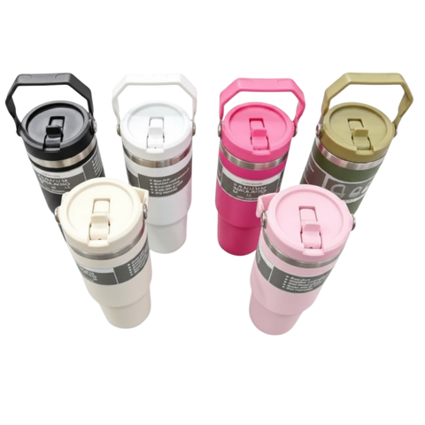 Solid Colour Vacuum Insulated Travel Mug (900ml)