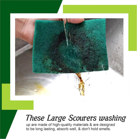 Durable Scouring Pad Set (10 pcs) - Alt View
