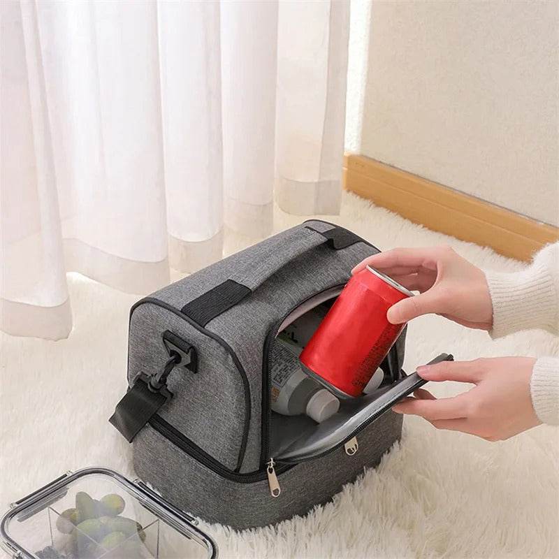 Large Capacity Square Lunch Bags - DMC Wholesale