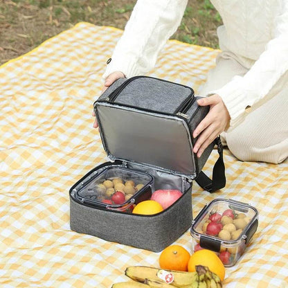 Large Capacity Square Lunch Bags - DMC Wholesale