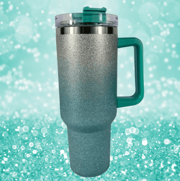 Stainless Steel Vacuum Insulated Glitter Tumbler with Lid (1200ml) - Limited Stock Available