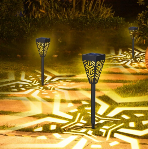Decorative Solar Garden Lamp Set (6 pcs) - Alt View