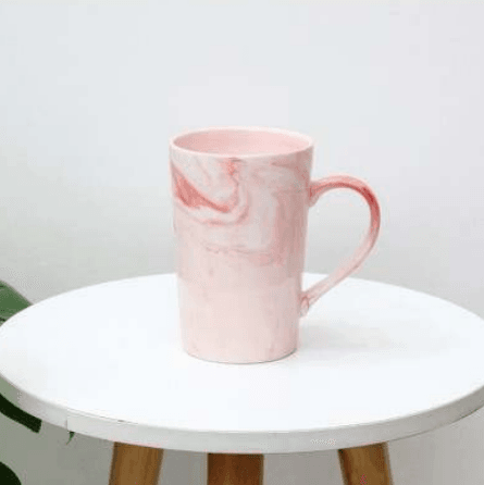 Marble Effect Cup (400ml) - DMC Wholesale