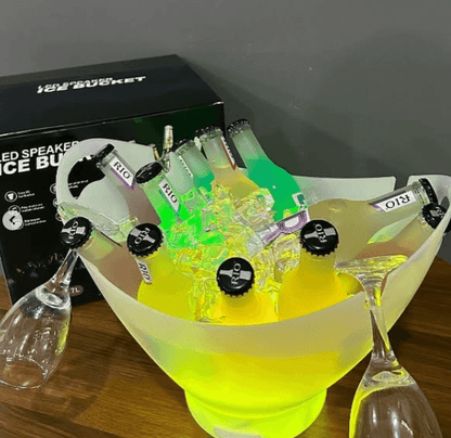 LED Ice Bucket With Bluetooth Speaker (7L) - DMC Wholesale