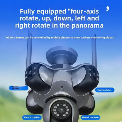 25MP Outdoor Five Lens 720 ° Rotating PTZ Camera