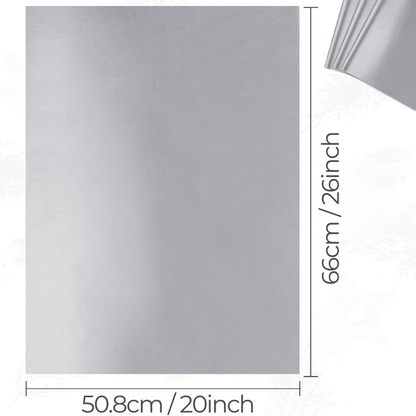 Tissue Gift Wrap (Silver)(10 pcs) - DMC Wholesale