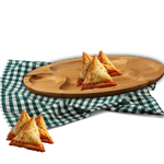 Bamboo Appetizer And Sauce Platter (3 Compartment)