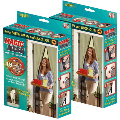 Magic Mesh Screen Door Combo
