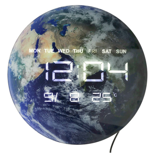LED Digital Wall Clock (30 cm)