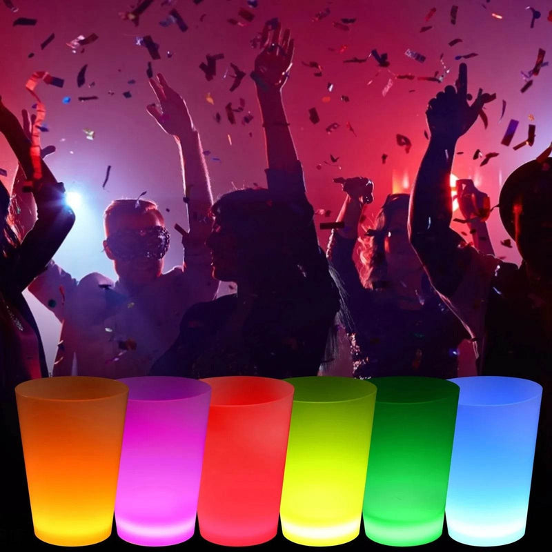 LED Automatic Flashing Shooter Glasses (35ml)(6 pcs)