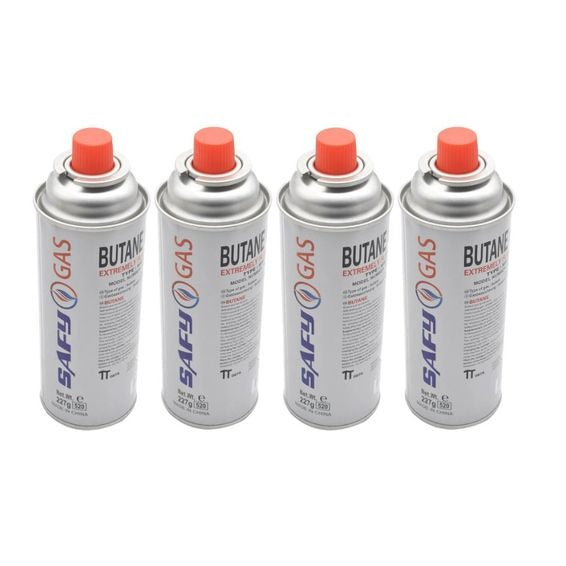 Butane Gas Canisters (227g)(4 pcs)