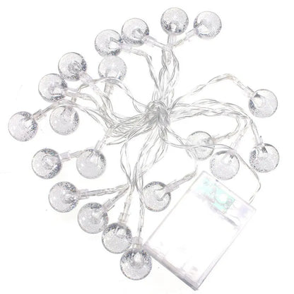 Battery Operated Tiny Balls String Lights (20L)(3M)(Yellow)
