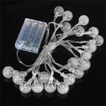 Battery Operated Tiny Balls String Lights (20L)(3M)(Yellow)