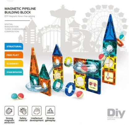 LED Magnetic Building Blocks (73 pcs) - DMC Wholesale
