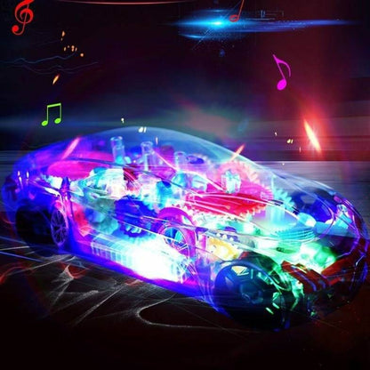 Transparent Gear System Car Toys - DMC Wholesale