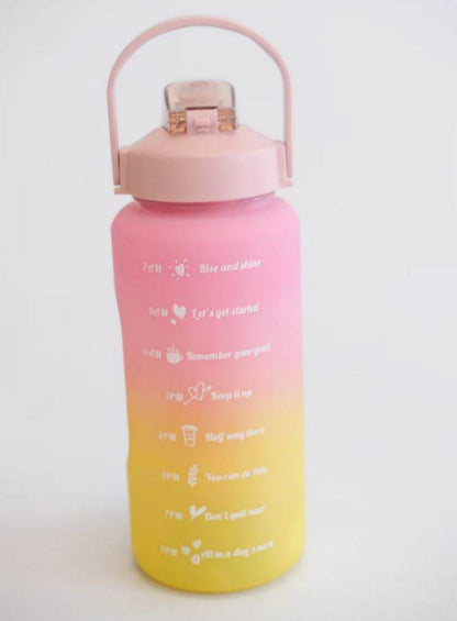 Vibrant Motivational Water Bottle (2L)(Each) - DMC Wholesale