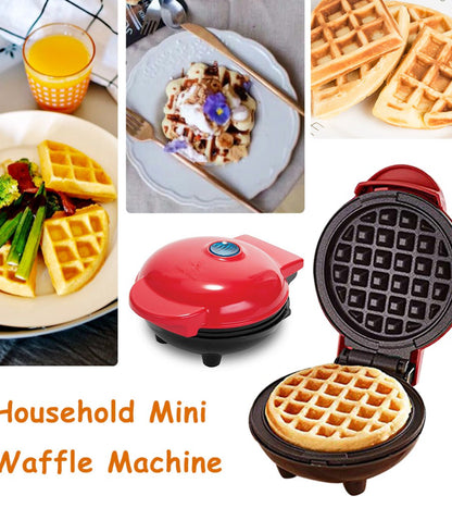 Compact Non‑Stick Mini Waffle Maker