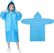 Waterproof Rain Coat For Kids (Khaki)(115x53cm)