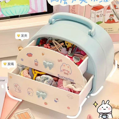 Mini Suitcase Storage Box (2 Tier)
