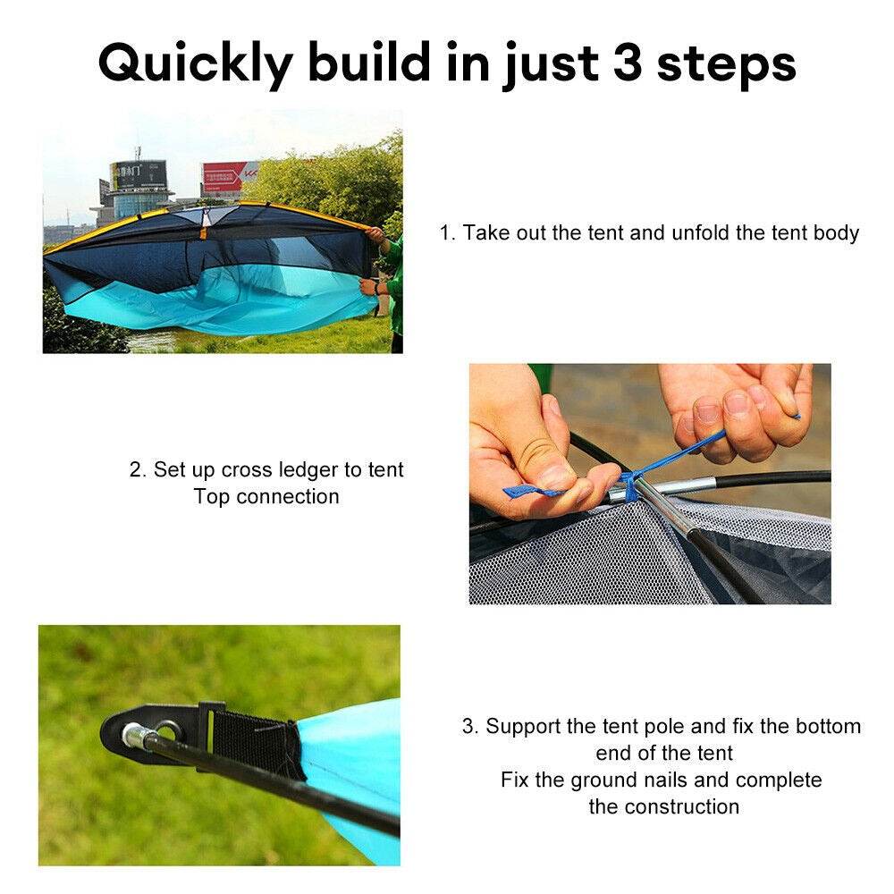 Easy Assembled 4 Man Tent - DMC Wholesale