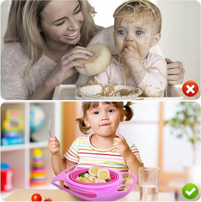 Non Spill Toddler Gyro Bowl - DMC Wholesale