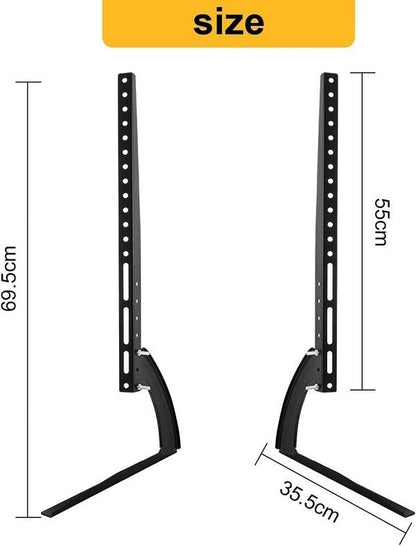 HQ-008 37-75" Adjustable Pedestal TV Stand Legs