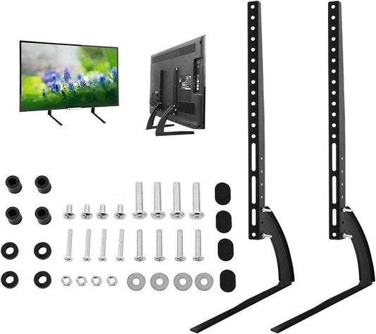 HQ-008 37-75" Adjustable Pedestal TV Stand Legs