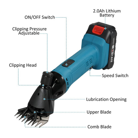 Cordless Electric Pruning Shears with 48V Battery Kit