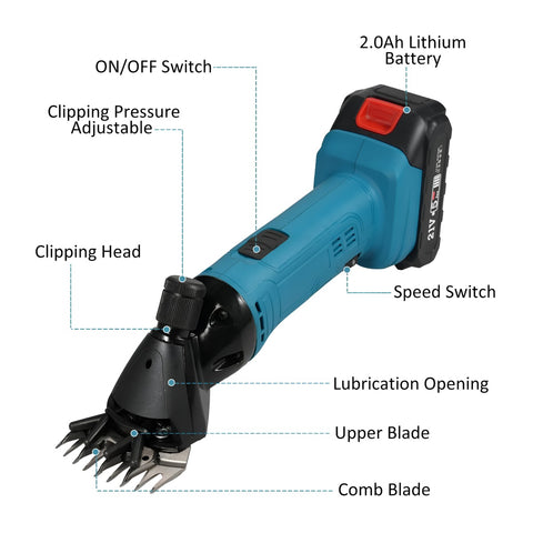 Cordless Electric Pruning Shears with 48V Battery Kit