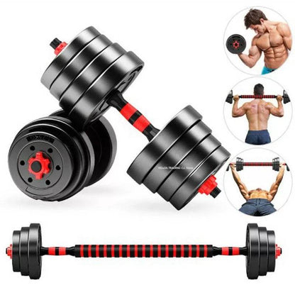 Home Gym Adjustable Dumbbell/Barbell Set (30kg) - DMC Wholesale